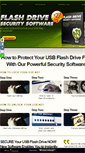 Mobile Screenshot of flashdrivesecuritysoftware.com